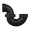 Charlotte Pipe And Foundry Charlotte Pipe 1-1/2 in. Hub X 1-1/2 in. D Hub ABS P-Trap with Union ABS00708P0600 - alternate 4